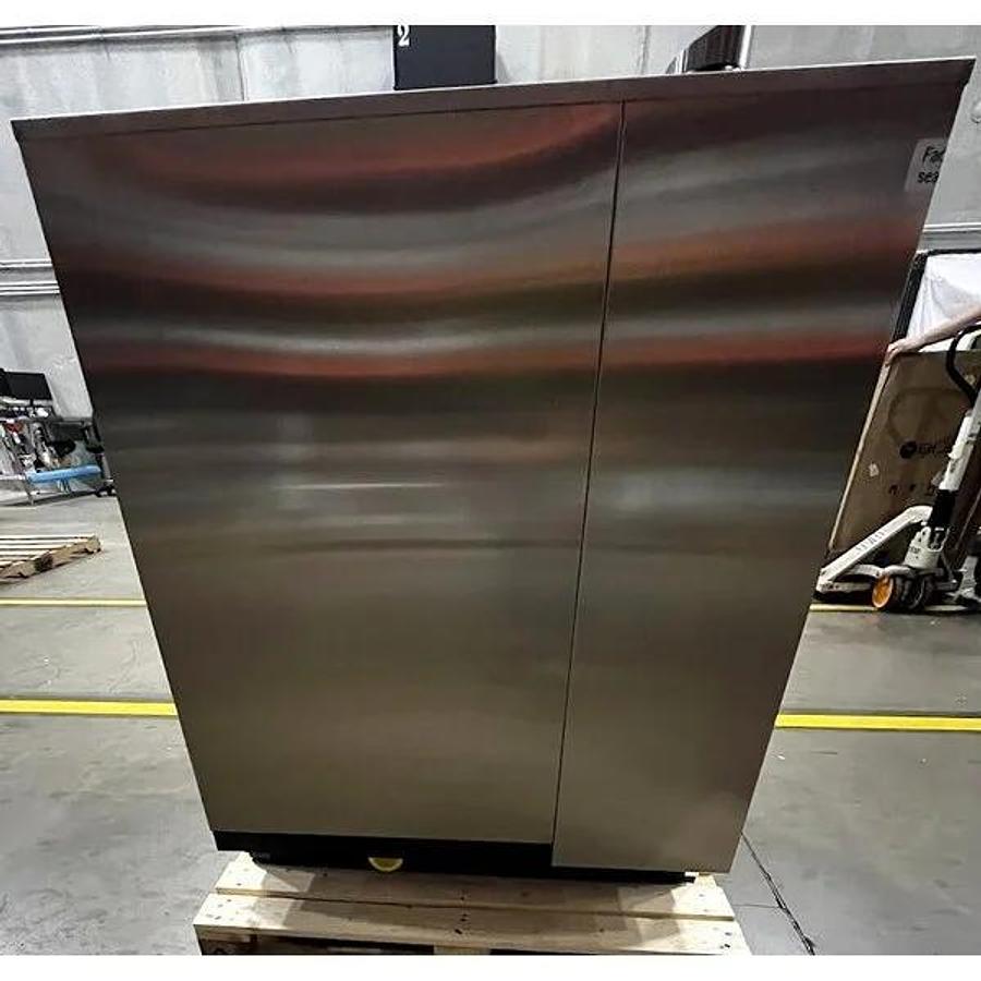 Used Scratch and Dent Rational iCombi Classic 10 Pan Half-Size Electric Combi Oven with Stand and Ventless Condensation Hood - 18.9kW