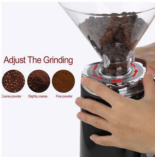 Bean grinder - coarse to fine setting