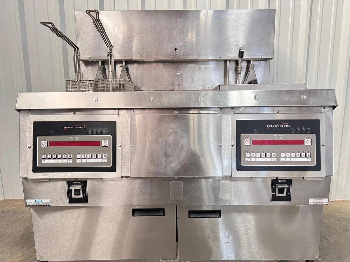 Used Henny Penny Fryer Electric with Filtration & Lift OAE 323