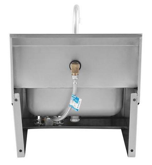 7" x 15" Hands Free Hand Sink with Knee Operated Valve