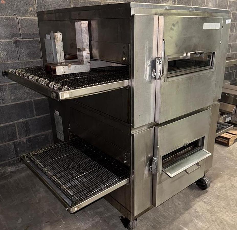 Used Lincoln Impinger 1450 Gas Dbl Stack Ovens