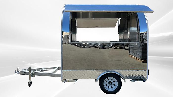 77 in Billy Food Vending Trailer Mobile Concession Both windows FT27