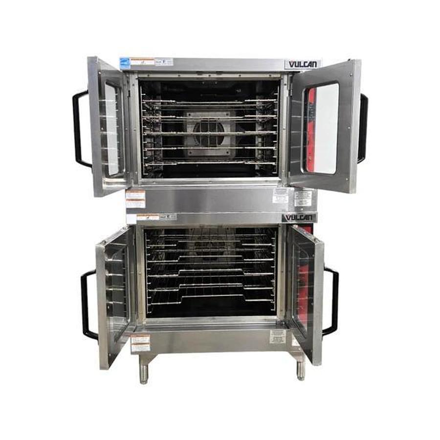 Used Vulcan VC5ED Double Deck Electric Convection Ovens