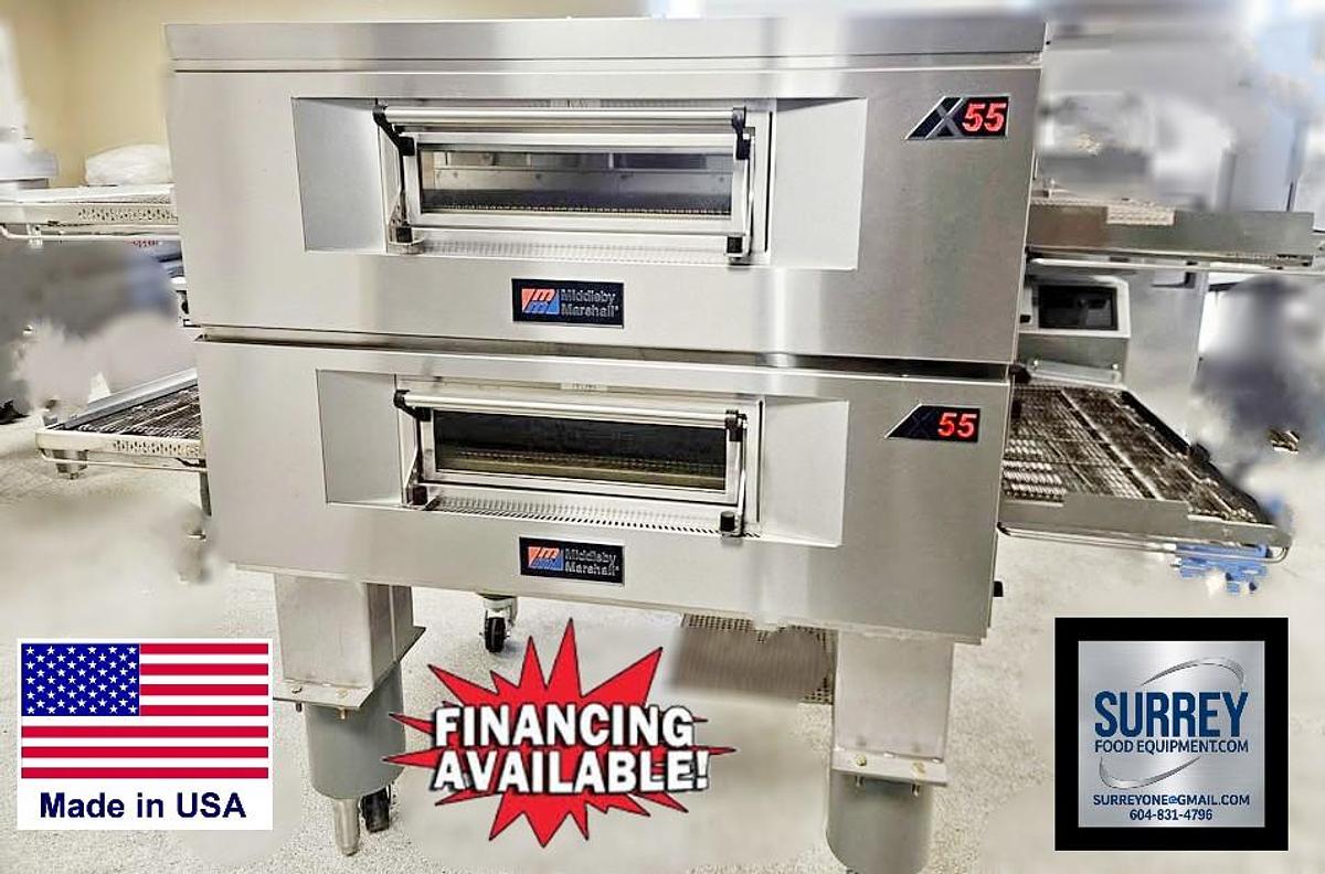 Used Middleby Marshall X55 Pizza Conveyors -Double Stacked
