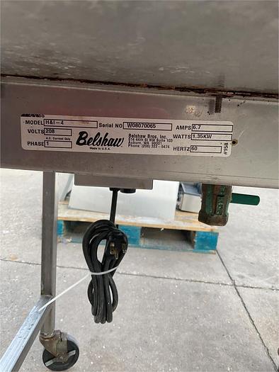 Used Belshaw Glazing Warmer on Casters - 4 hole