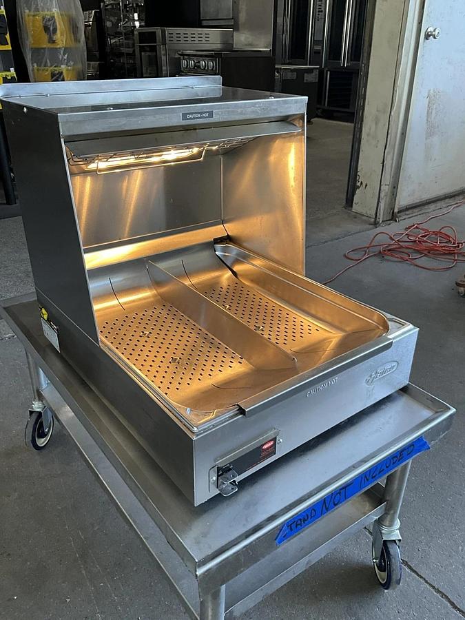 Used Hatco GRFHS-21 Glo-Ray 21" Portable Fry Holding Station 120V Fry dump station
