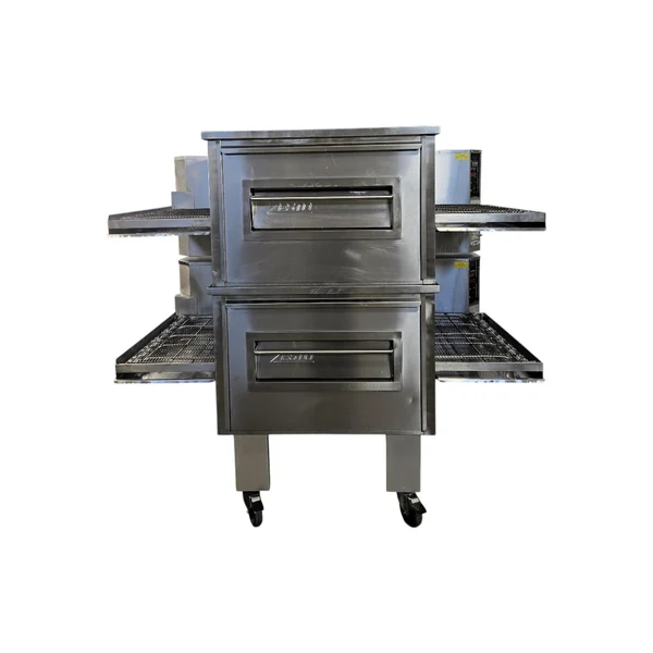 Used Zesto CG3632 Double Stacked Conveyor Pizza Oven - Nat Gas