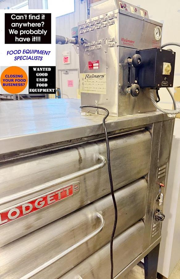 Used Blodgett 981 Gas Oven with Reimers AR-8 steam generator