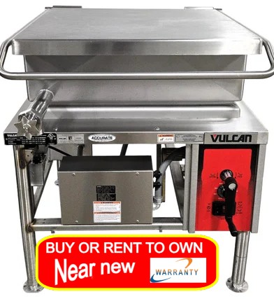 Used Vulcan VE30 Tilting Skillet Braising Pan - 30 Gallon