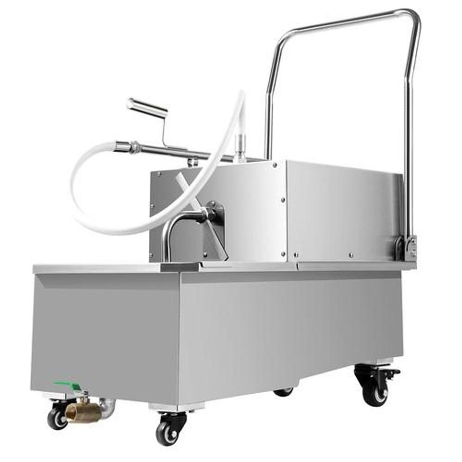 Used Stainless Steel Oil Filter Machine 55L for Commercial Deep Fryer Oil Filtration