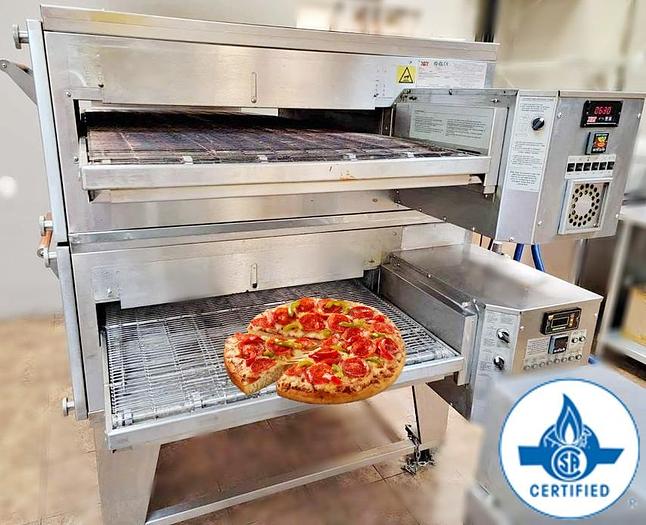 Refurbished Double stacked conveyor pizza ovens - XLT DXLT=3240-TS