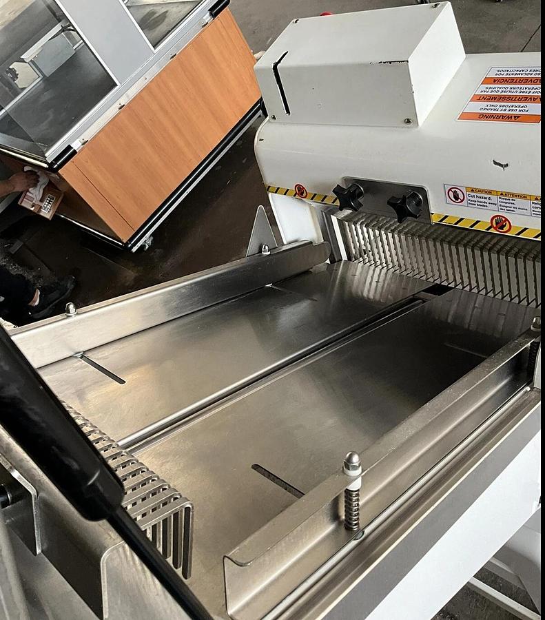 Used 2019 Oliver Gravity Feed Bakery Bread Slicer 797-32NC w/ Pro Guard Artisan Bread