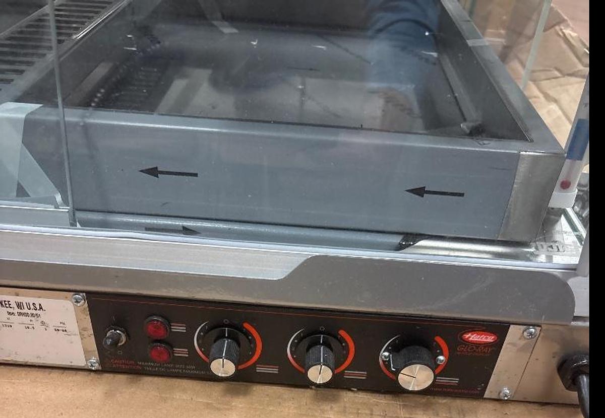 BRAND NEW Hatco GRHD-2PD Heated Glass Display Case - Dual Shelf Merchandiser