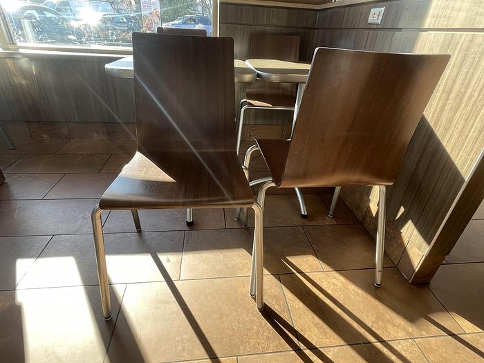 Used Cafe Brown Chair