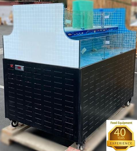 60" live seafood tank -