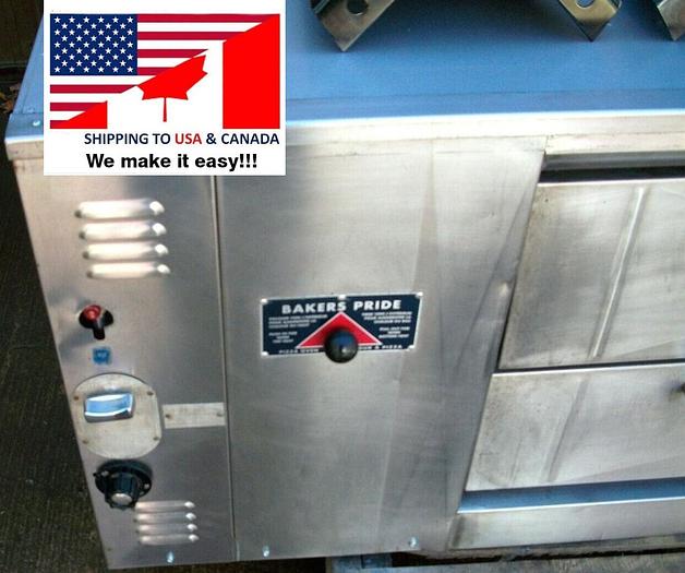 Refurbished BAKERS PRIDE DS805 NATURAL DECK GAS PIZZA Ovens New STONES WITH LEGS