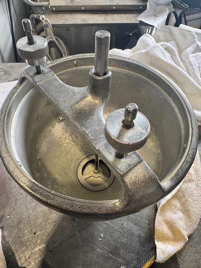 Used Belshaw mini donut add on hopper 1  9/16"