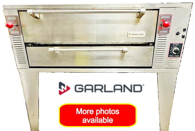 Used Garland GPD48 natural gas pizza oven - 