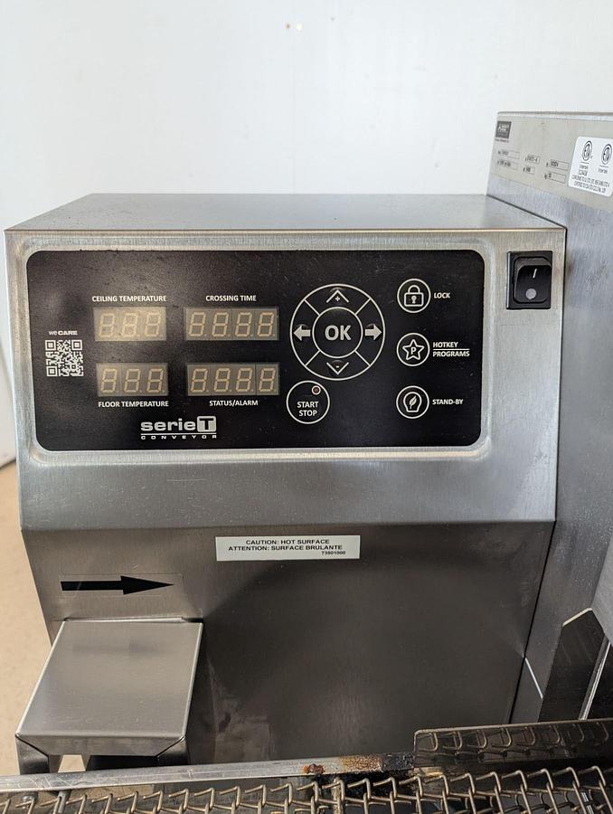 Used Moretti-Forni-T64EULV-Electric-Conveyor-Pizza-Oven-W-Stand