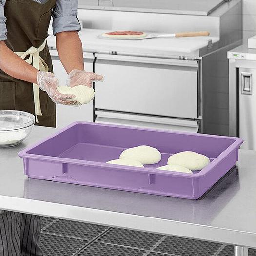 Baker's Mark 18" x 26" White Heavy-Duty Polypropylene Dough Proofing Box Lid
