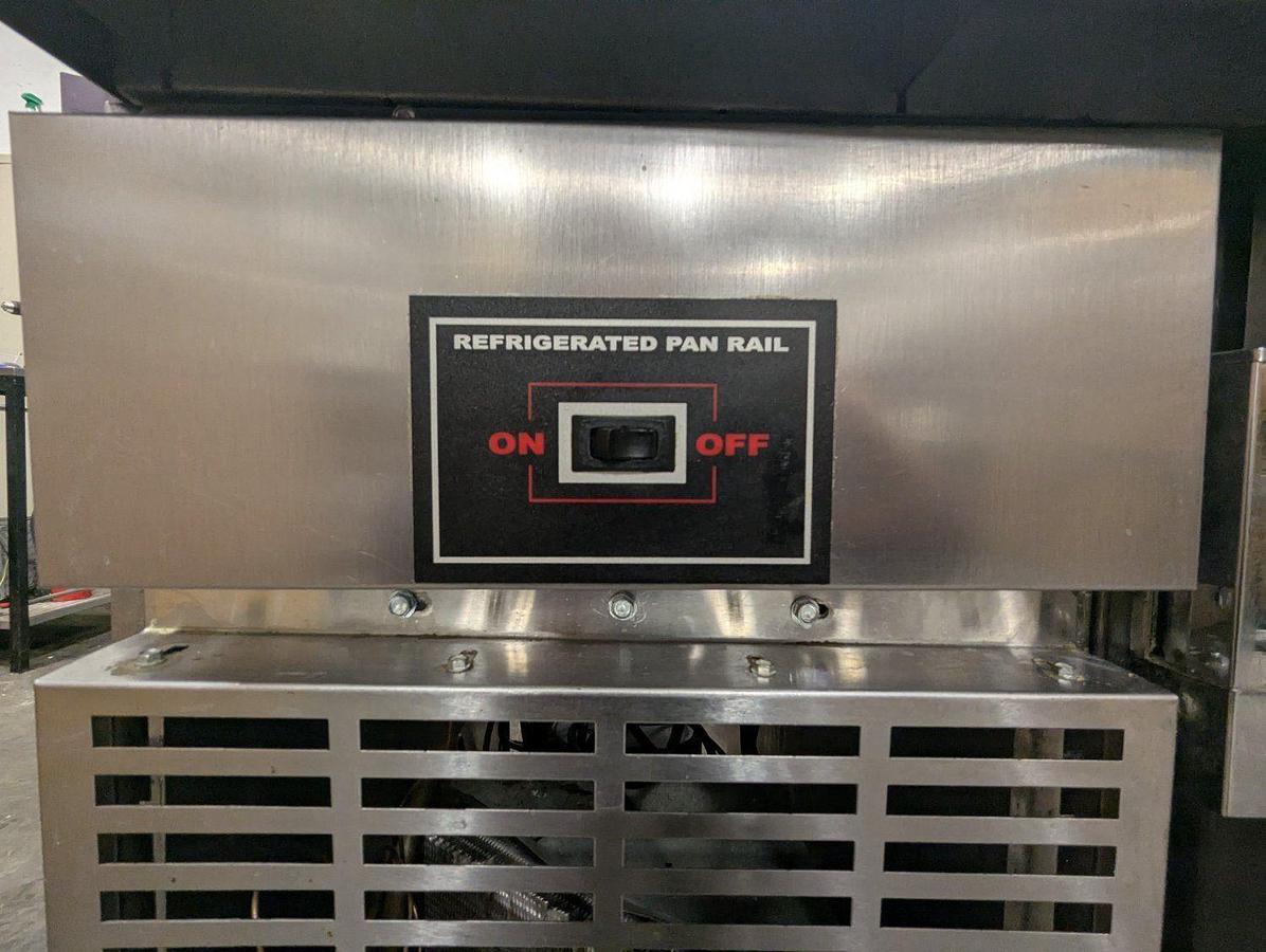 Used Victory VPT-119 119" Four Door Refrigerated Pizza/Salad & Sandwich Prep Table