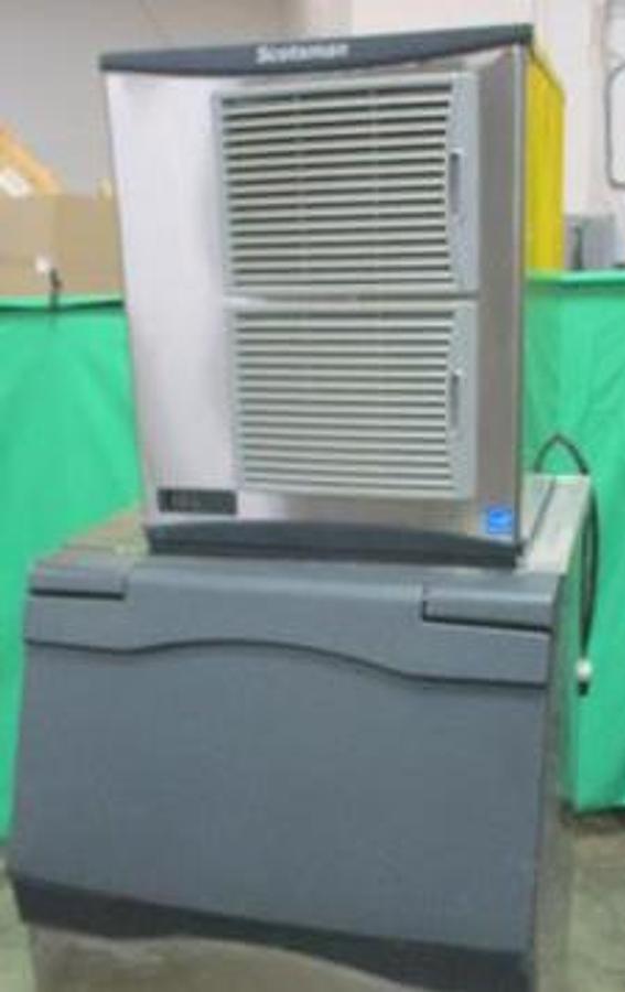 Used Scotsman ice flaker - 1600 lbs per day with bin