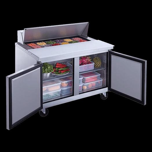 New Air NPT-048-SA 48″ 2 Door Sandwich Prep Refrigerator