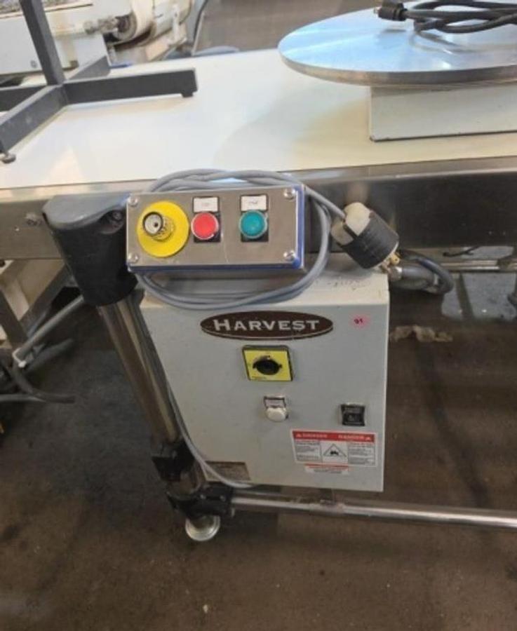 Used Harvest 130 inches Reliant baguette dough sheeter