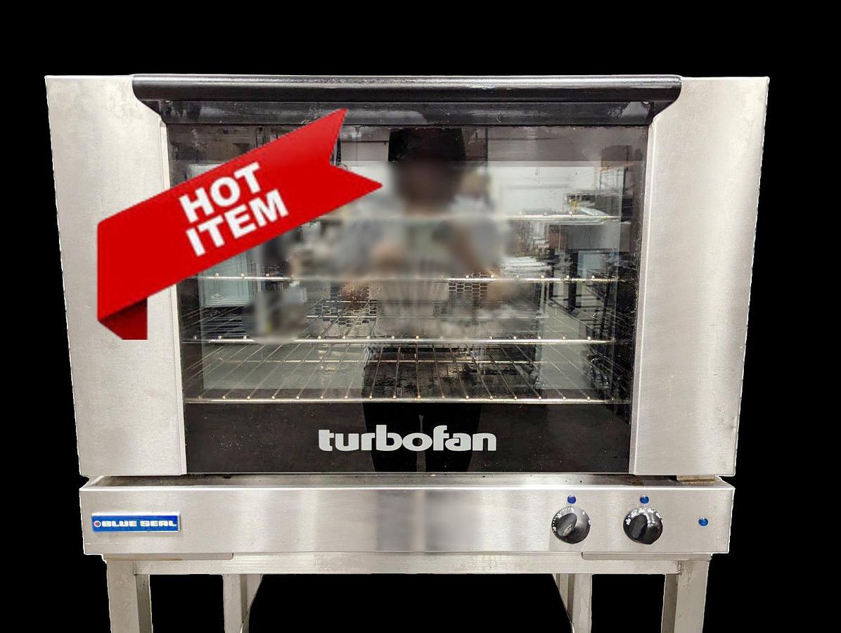Used Turbofan Blue Seal E28M4 Full Size Manual Electric Convection Oven