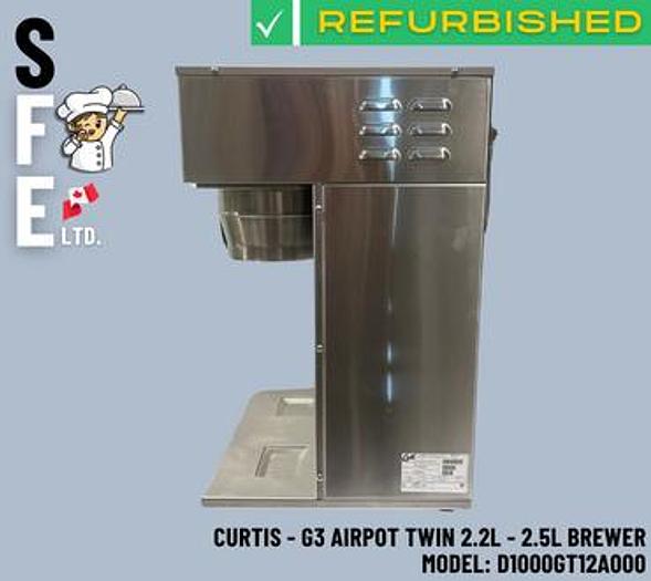 Used Curtis - G3 Airpot Twin 2.2L - 2.5L Brewer - Model: D1000GT12A000