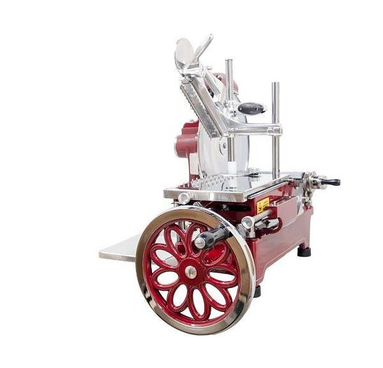 Trento 12″ Blade Luxury Model Volano Manual Slicer Flower Flywheel and Stainless Steel Tray - SEE VIDEO