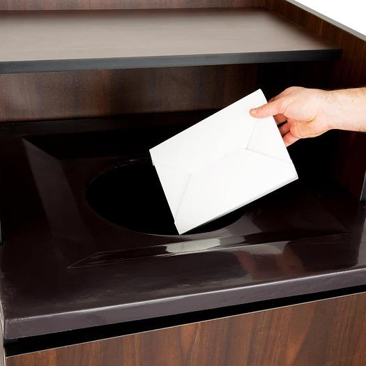 32 Gallon Waste Receptacle Enclosure with Tray Shelf