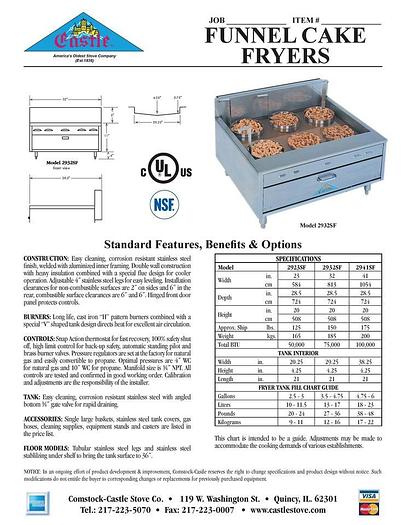 Used Funnel Cake Fryer - PROPANE