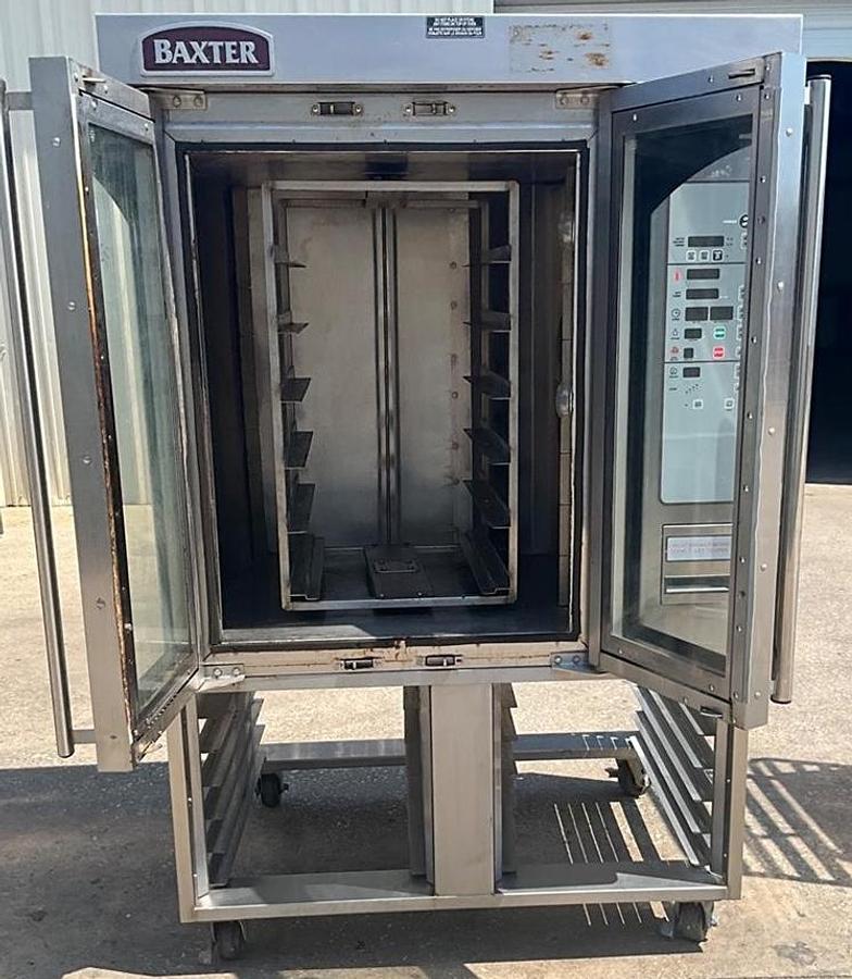 Used Baxter electric mini rack oven with stand Model 310E