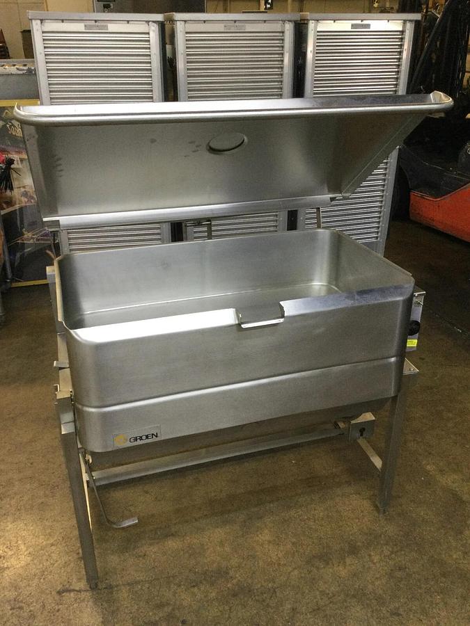 Refurbished Groen 40 Gallon Electric Auto Tilt Skillet NFPC-4
