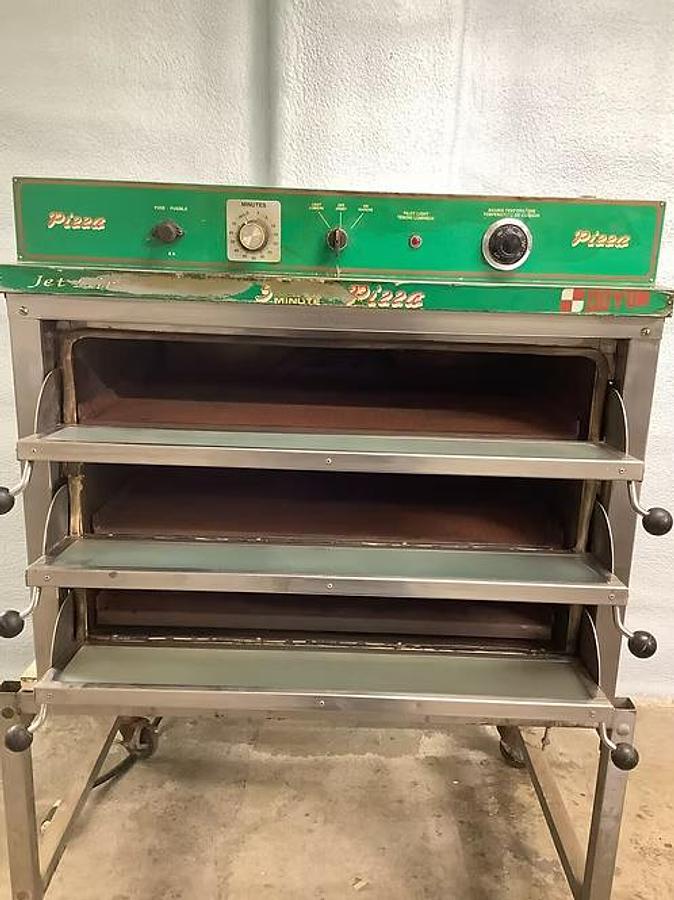 Used Doyon PIZ-3 Triple Stack Gas Countertop Pizza Oven
