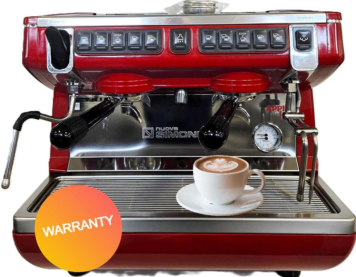 Used Nuova Simonelli Appia Life 2 Group Espresso Machine -WARRANTY