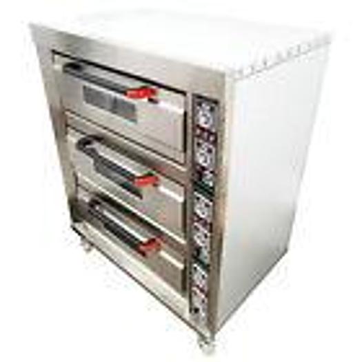 220V Commercial Three-layer Electric Pizza Oven Six-plate 19.8KW - BIG SAVINGS PRICE SLASHED