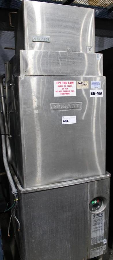 Used Hobart AM15VLT Pass Thru Dishwasher - VENTLESS - TALL MODEL