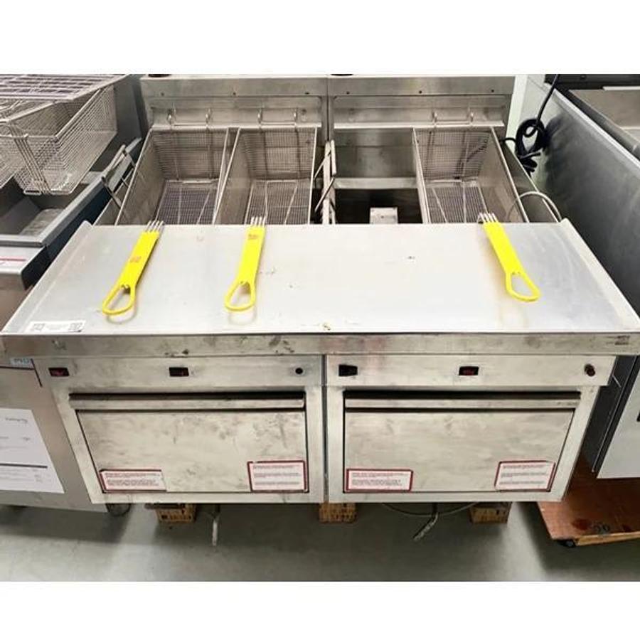 Used FryMaster High Volume 8 Burner Donut Fryer