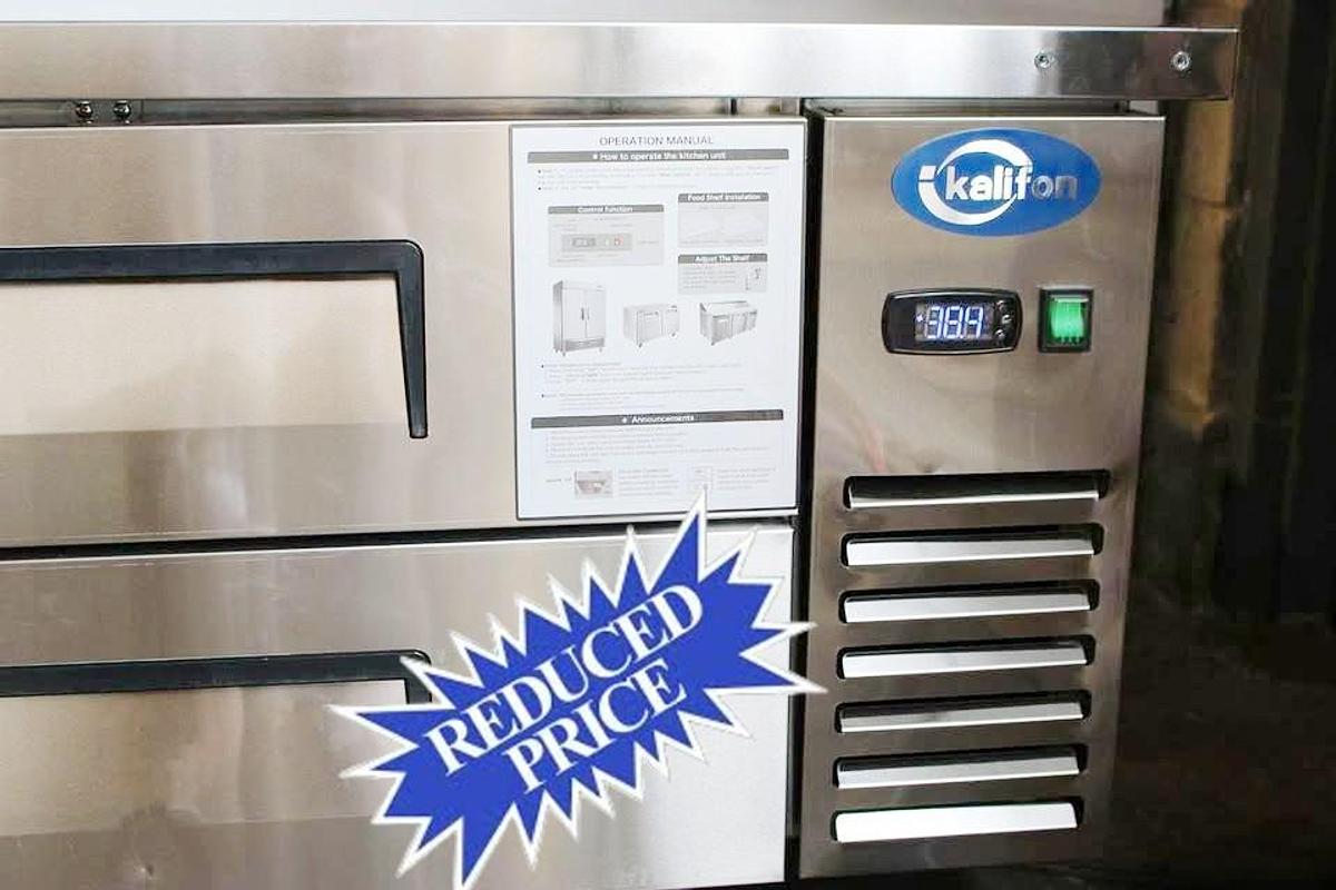 Used Kalifon Chef Base - Scratch & Dent - Model KAR-72B - 72.75" Wide  - SEE VIDEO