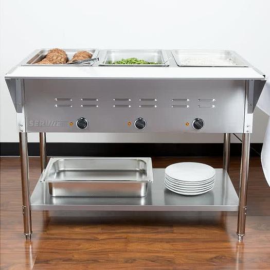 HOT FOOD TABLES - 2 - 3 - 4 - 5 PANS - SEE VIDEOS