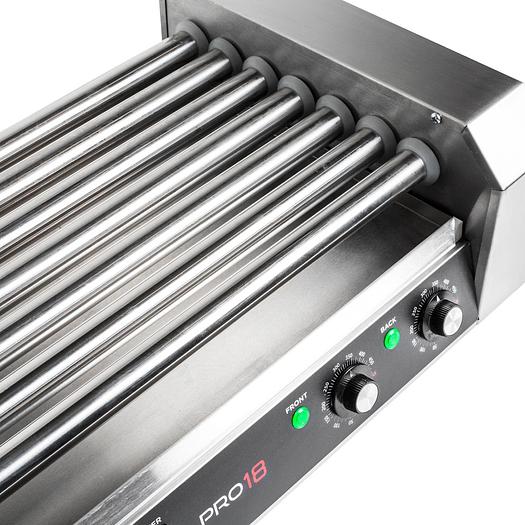 Commercial 30 Hot Dog Hotdog oller Grill  w/ cover -