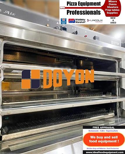 Used Doyon Piz 6 gas deck oven