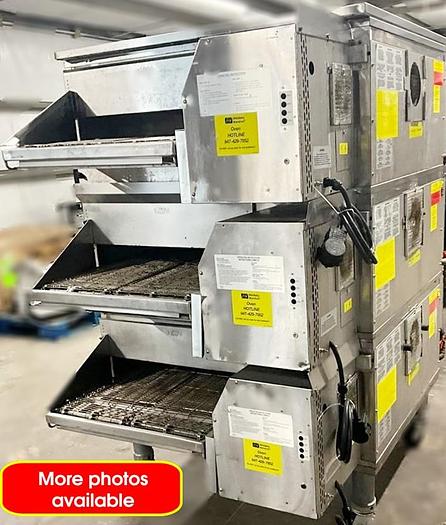 Refurbished 2019 Middleby Marshall conveyor gas oven - triple deck