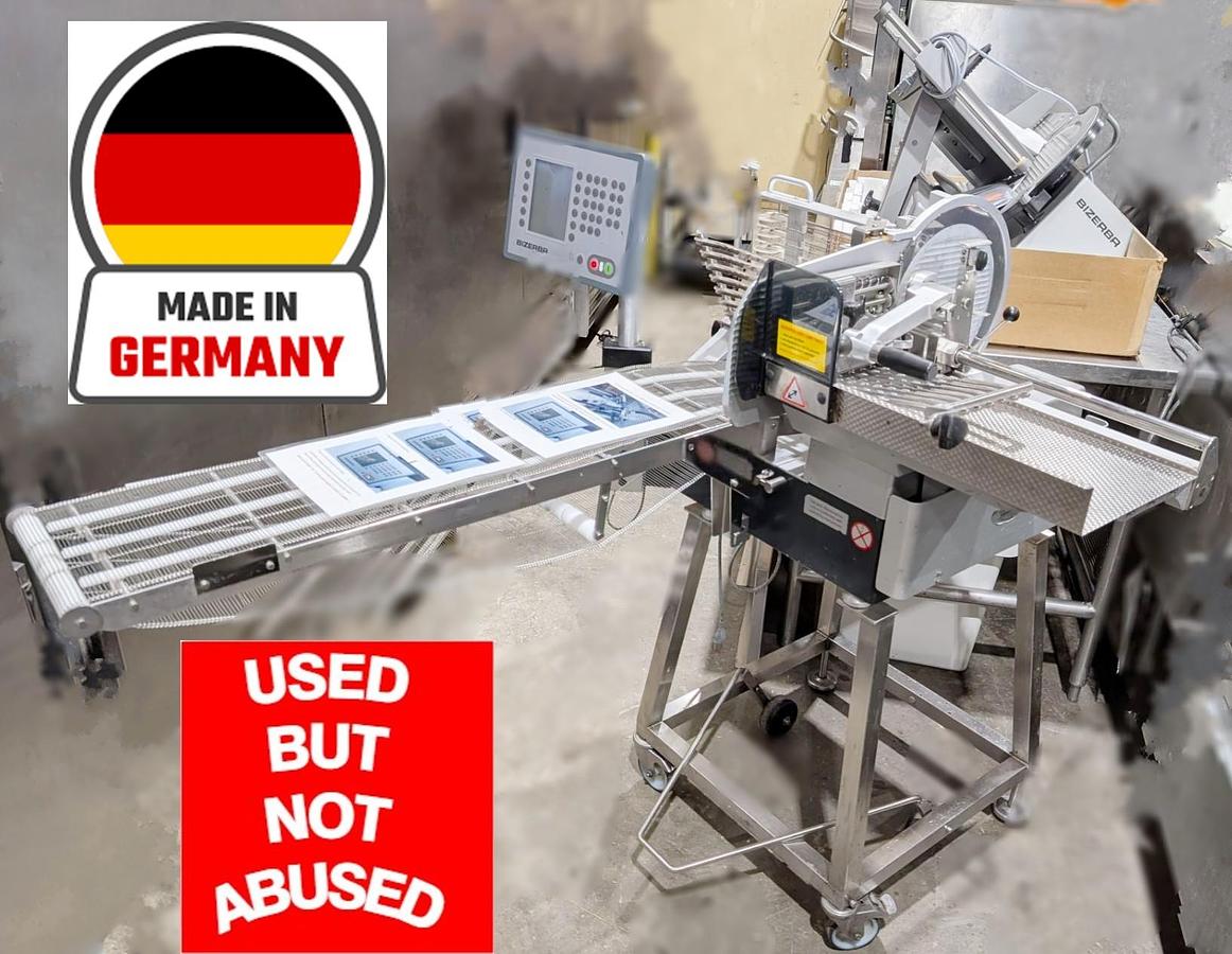 Used Bizerba Model A404FB Auto Slicer Stacker -DELUXE UNIT
