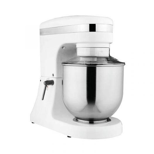 7-QT White Countertop Planetary Mixer with Guard – 110V, 270W
