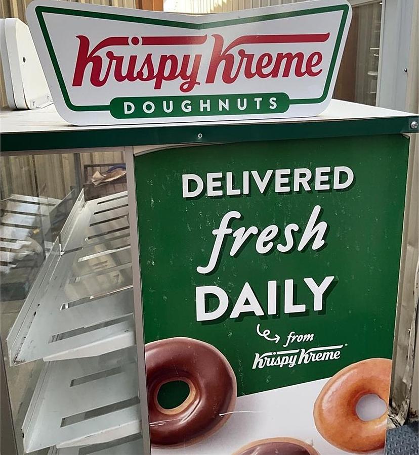 Used Krispy Kreme bakery display case