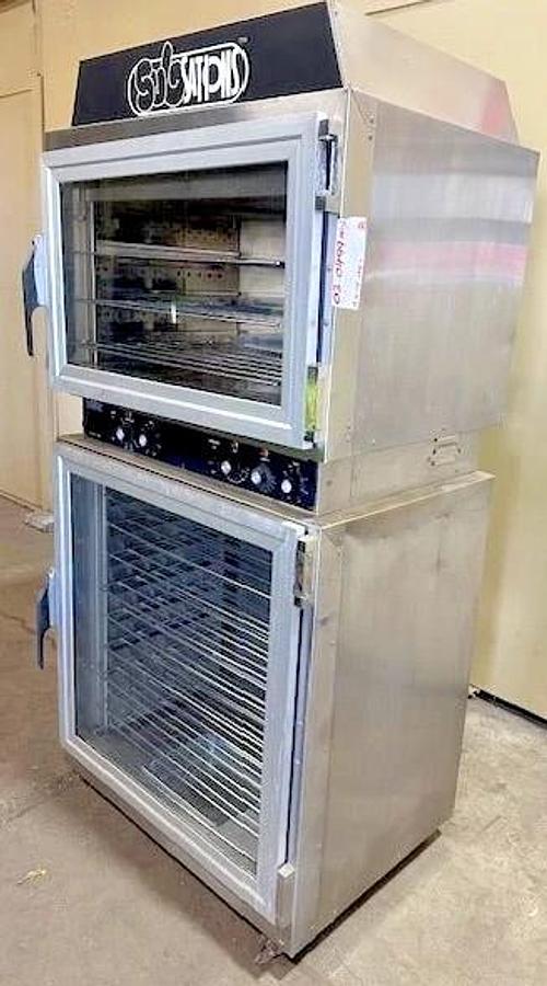 Used DUKE ELECTRIC 3PH 2 IN 1 TOP OVEN AND BOTTOM PROOFER BAKING OVEN STATION