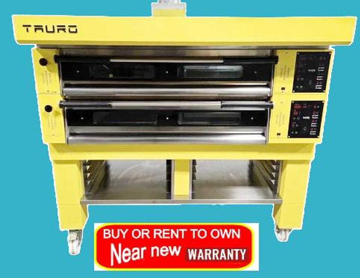 Used Tauro T7 HY Double Deck Pizza Oven Asset number: 144716